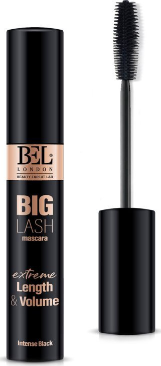 Maskarë BEL London Big Lash, për volum edhe gjatësim të fortë, 13.5ml, e zezë shumë intensive