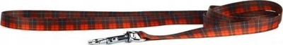 Lidhëse qeni Matteo Straight Leash 30mm Scottish Tartan, 130cm, shumëngjyrësh