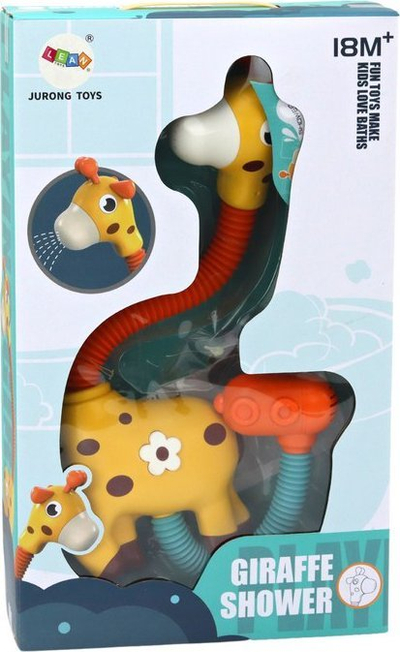 Lодка за бања Yellow Giraffe, фонтана за вода, за деца, жолта