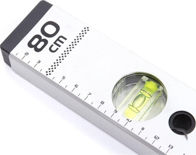 Nivel uji Forte Tools SPIRIT LEVEL 80CM LATE3V080, 80cm, i verdhë