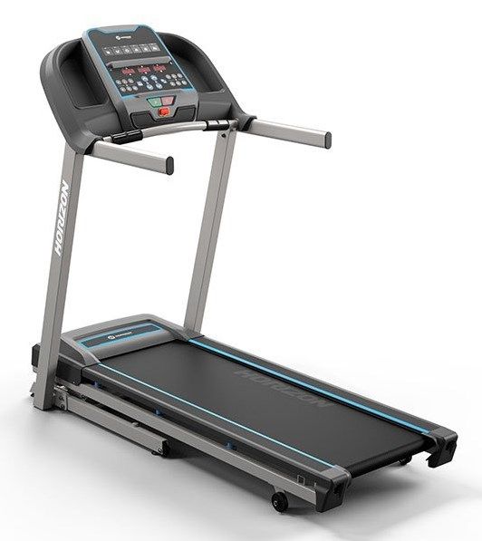 Tapet vrapimi elektrik Horizon Fitness eTR 5.0, motor 2HP, 16 km/h, gri e zi