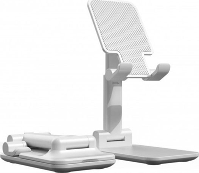 Mbajtëse telefoni Smart Stand S9, palosëse, e rregullueshme, e bardhë