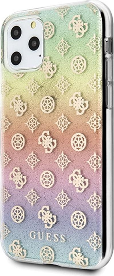 Kapak telefoni Guess Iridescent 4G Peony, për iPhone 11 Pro, rozë