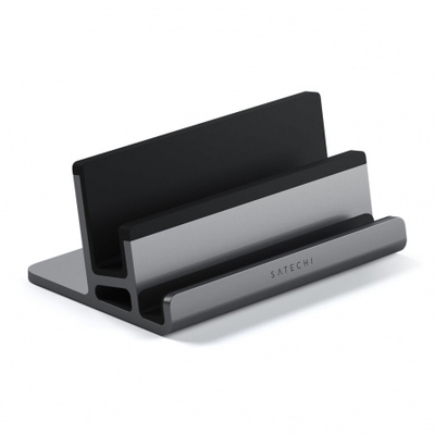Mbajtëse Satechi Dual Vertical për MacBook Pro dhe iPad, e hirtë