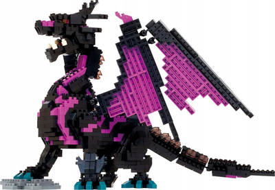 Set ndërtimi Nanoblock NBM-032 Dragon, 960 pjesë, mikro blloqe, shumëngjyrësh