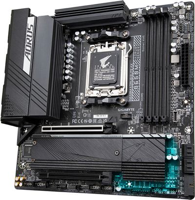 Pllakë amë GIGABYTE B650M AORUS ELITE AX - AMD B650