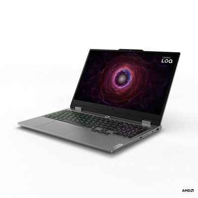 Laptop Lenovo LOQ 15AHP9, Ryzen 7 8845HS, 15.6" FHD 144Hz, 16GB RAM, 1TB SSD, RTX 4050 6GB, gri