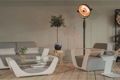 Инфрацрвен грејач Sunred RSS16 Retro Bright Standing, 2100 W, неколку нивоа на моќност, црн