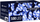 Drita bredhi Springos 100 LED, me bateri, programues, blu