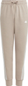 Pantallona për vajza adidas FI 3 Stripes Pant Jr IC0117, brez elastik, xhepa anësorë, bezhë