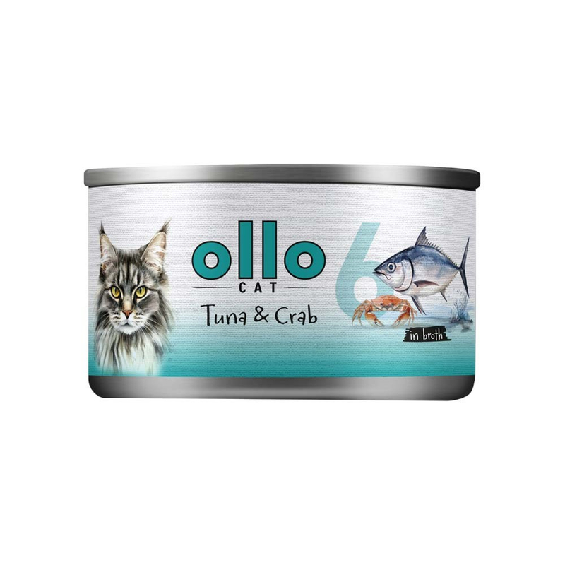 Konservë mace Brit Ollo No. 6 Tuna Crab, 70g