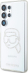 Futë telefoni Karl Lagerfeld për Samsung S25 Ultra Klhcs25Lhkhdcelt, e tejdukshme me gurë të vegjël shkëlqim, transparente