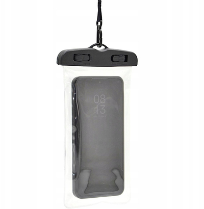 Këse uji Grundig Waterproof, 11.7x21cm, për telefona 6.5", e zezë