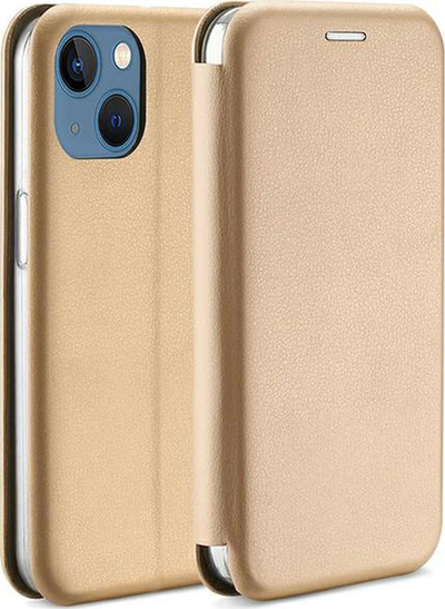 Këllëf libri Beline Magnetic për Honor X6A, me magnet, gold
