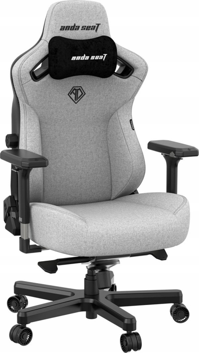 Karrige lojërash AndaSeat Kaiser 3 Pro XL, mbështetje lumbare, krahë 5D, e zezë