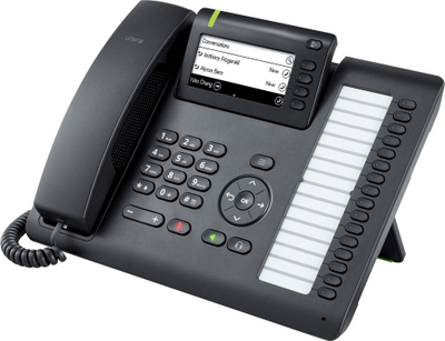 Telefoni IP Unify OpenScape Desk Phone CP400, ekran LCD, 2 porta RJ45, gri