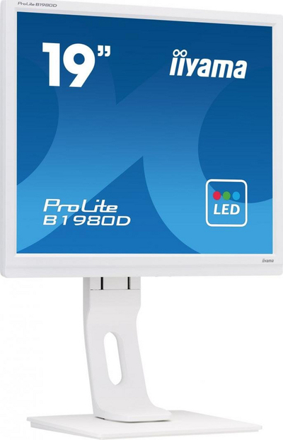 Monitor Iiyama ProLite, 19'', 1280 x 1024 (SXGA), i bardhë