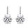 Vathë Brilio Silver Sparkling, argjend, me gurë, argjendtë