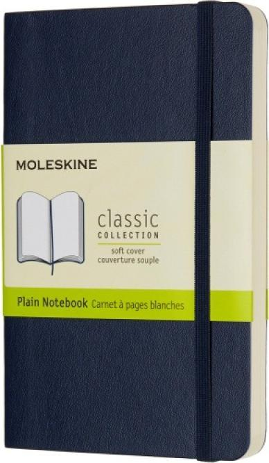 Fletore Moleskine P, 9x14cm, 192 faqe, blu safir