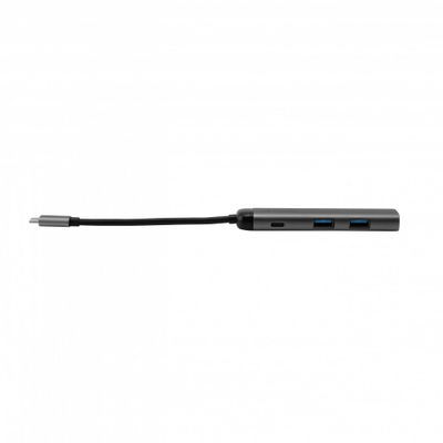 Hub USB C Verbatim 49140, HDMI 4K, 2x USB 3.0, gri