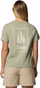 Bluzë Columbia Rolling Bend Graphic SS Tee W, pambuk poliester, me mëngë t’shkurtra, jeshile