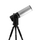 Teleskop Unistellar eVscope 2, reflektor dixhital 114mm, sensor 7.7MP, argjendtë