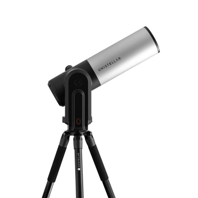 Teleskop Unistellar eVscope 2, reflektor dixhital 114mm, sensor 7.7MP, argjendtë
