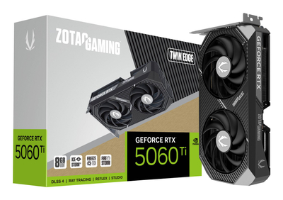 Графичка картичка Zotac GAMING GeForce RTX 5060 Ti Twin Edge NVIDIA, 8 GB GDDR7