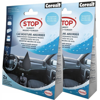 Dezhumidifikues për makinë Ceresit STOP Moisture, set 2x50g, pa erë, neutral