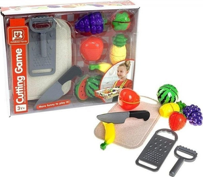 Set lodër kuzhine Trifox Cutting Game, fruta dhe perime prerëse, mbi 3 vjeç, shumëngjyrësh
