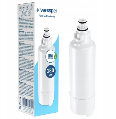 Filtër uji frigoriferi Wessper për Panasonic, zëvendësues për CNRBH-125950, CNRAH-257760