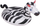 Надувачка играчка за базен Jilong Sun Club Zebra, 153x78x75cm, бела и црна