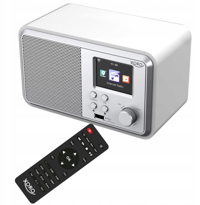 Radio interneti Xoro DAB 300 IR, DAB+, Bluetooth, e bardhë