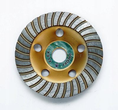 Rrotë bluarëse diamanti 115mm për beton, për mulli këndi, gri