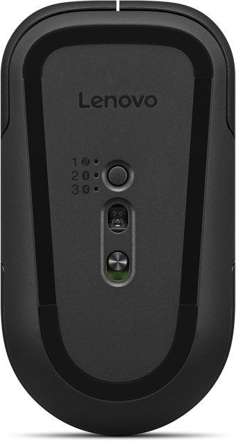 Mouse Lenovo Pro Plus 6050, pa tela RF edhe Bluetooth, 2400 DPI, i zi