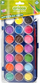 Akuarele ujore Cricco Watercolour Paints, set 21 ngjyra, me penel, shumëngjyrëshe