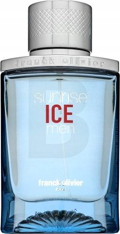 Parfum burrash Franck Olivier Sunrise Ice Men, EDT 75 ml, aromë e freskët, blu