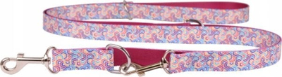 Rrip për qen Dino DINO LEASH TAPE ADJ IVO, 25mm, 200cm, me motive gjeometrike