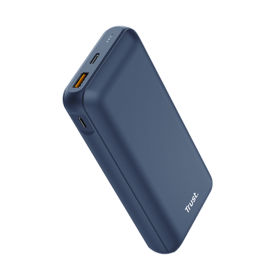 Powerbank Trust Redoh, 20000 mAh, Quick Charge 3.0, blu