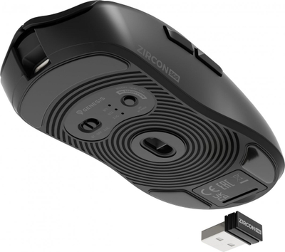 Maus gaming Genesis Zircon 500 Wireless, 6400 DPI, 79g, i zi