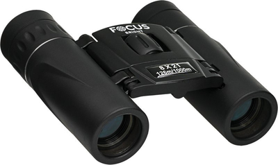 Binokulla Focus Optics Focus Bright 8x21 JL28-0821, prizma BK-7, të vogla, të zeza