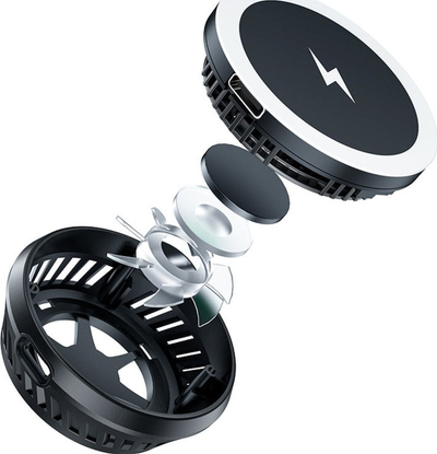 Karikues wireless Acefast E2, 2A, gri e errët