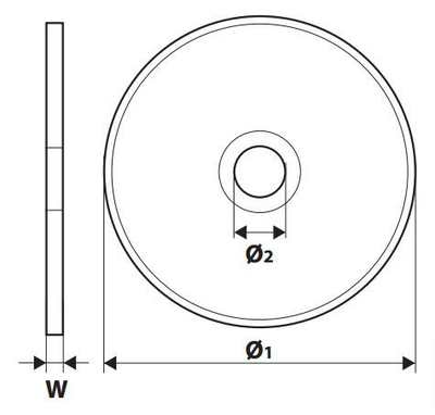 Disk prerës për metal Verto, 115 x 1.5 x 22.2 mm 