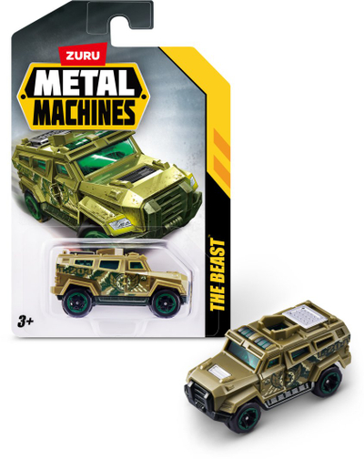 Lodër veturë metalike Roger Metal Machines S1 6708, die cast, për fëmijë 3+, shumëngjyrëshe