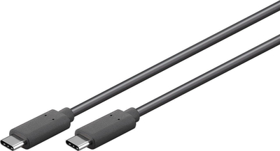 Kabllo USB MicroConnect USB-C në USB-C, USB 3.2 Gen 2, 0.5 m, e zezë