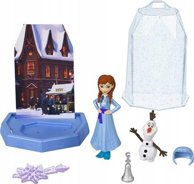 Kukull Mattel Disney Frozen Ice Reveal, kukull e vogël surprizë, me 6 surpriza, shumëngjyrëshe