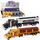 Lodër kamion Tank Truck Timber Transport, metal plastik, me prapavijë, me drita dhe zë