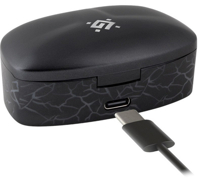 Kufje Defender Cyberdots 250 Bluetooth Gaming, të zeza