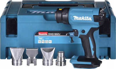 Pistoletë termike Makita DHG180ZJ, 18V, pa kabllo, blu e zezë