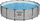 Pishinë me kornizë Bestway Power Steel, rrethore 488x122 cm, me pompë filtri, gri